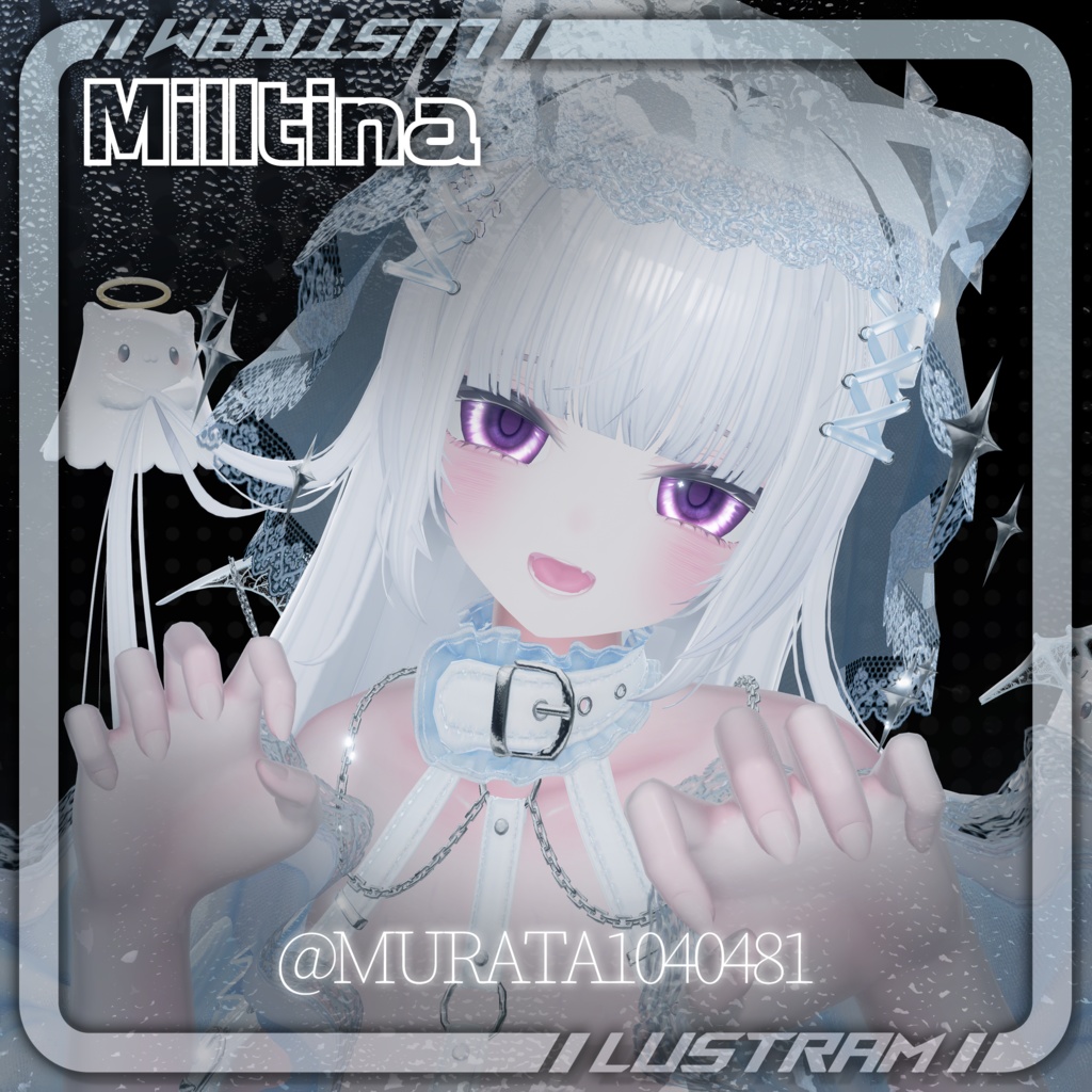 【10アバター対応】氷の雫 EyeTexture❄️🫧