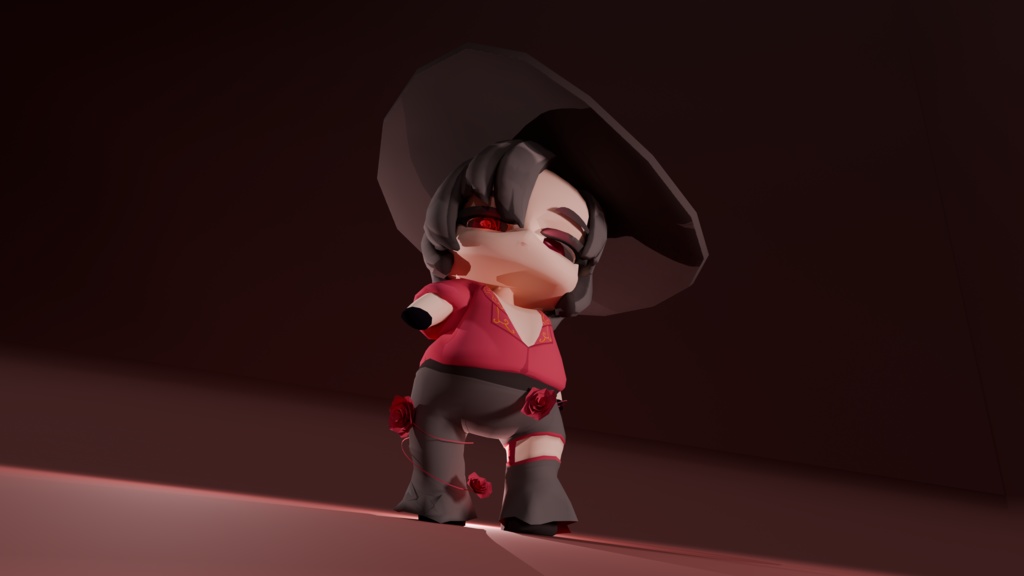 3D Custom Chibi VRM And VRCHAT