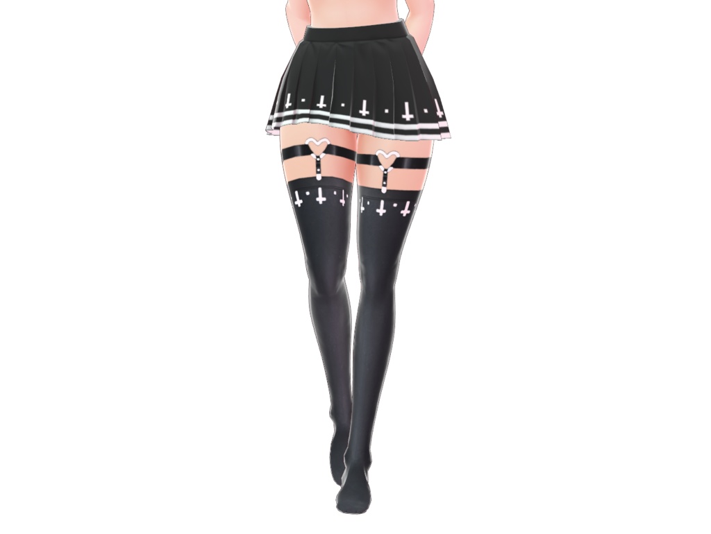 Women's Short Skirt Gotic