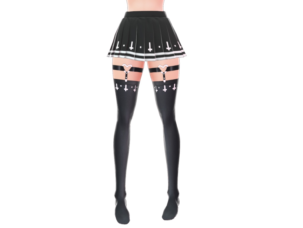 Women's Short Skirt Gotic