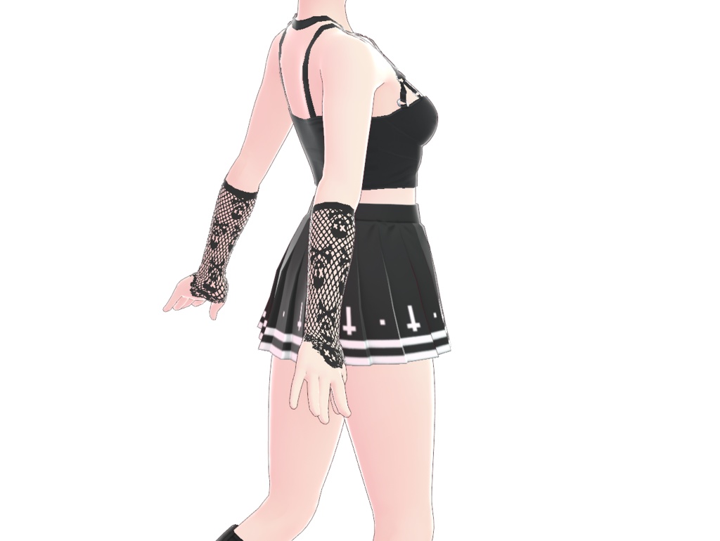 Arm Accessories Gothic Gloves 01