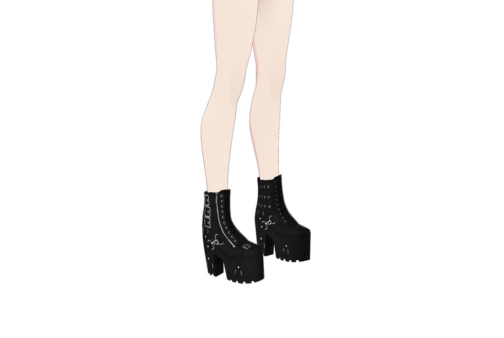 Shoes 07 - Gothic Punk Boots