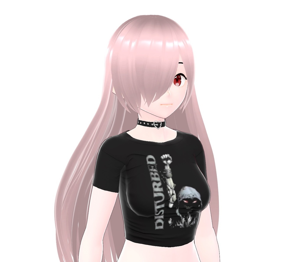 Neck Accessories 01 - Gothic heart choker