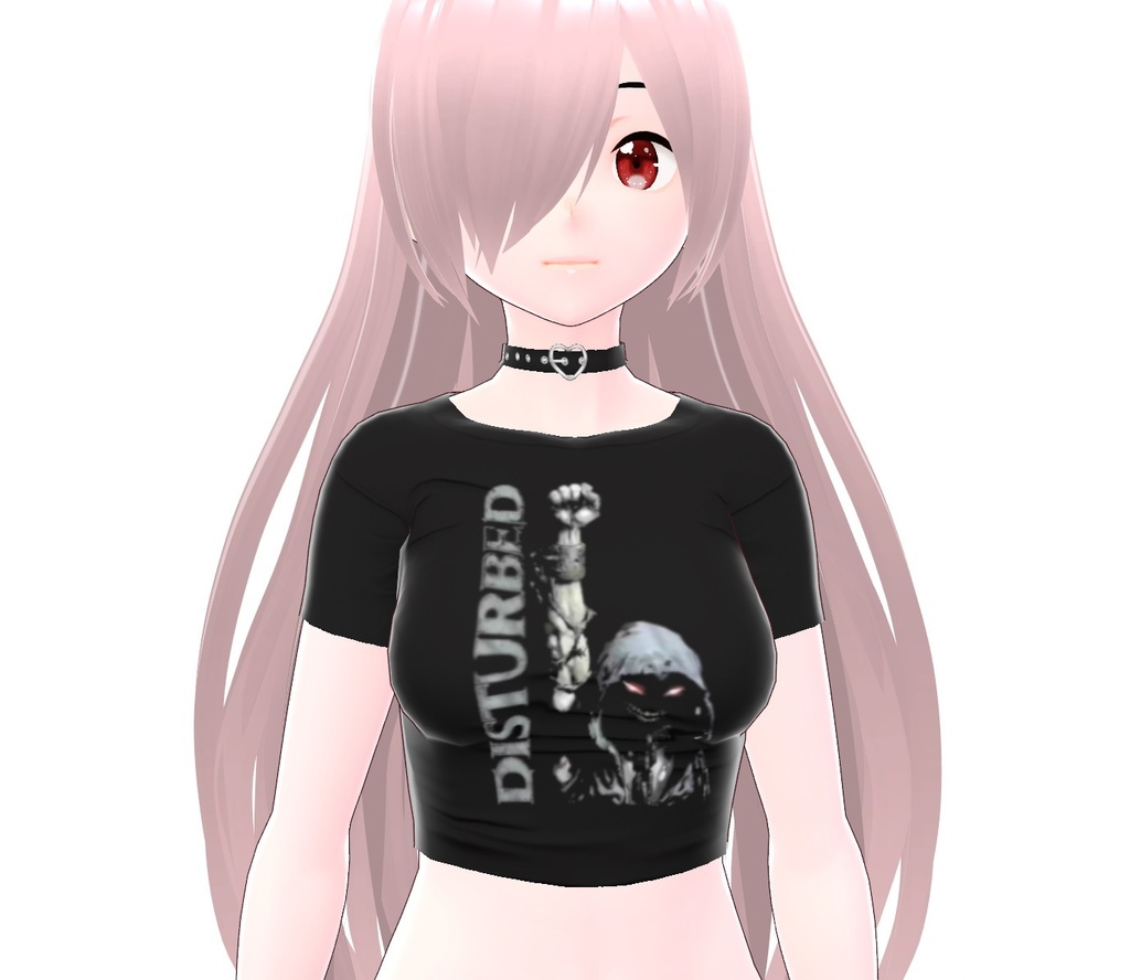 Neck Accessories 01 - Gothic heart choker