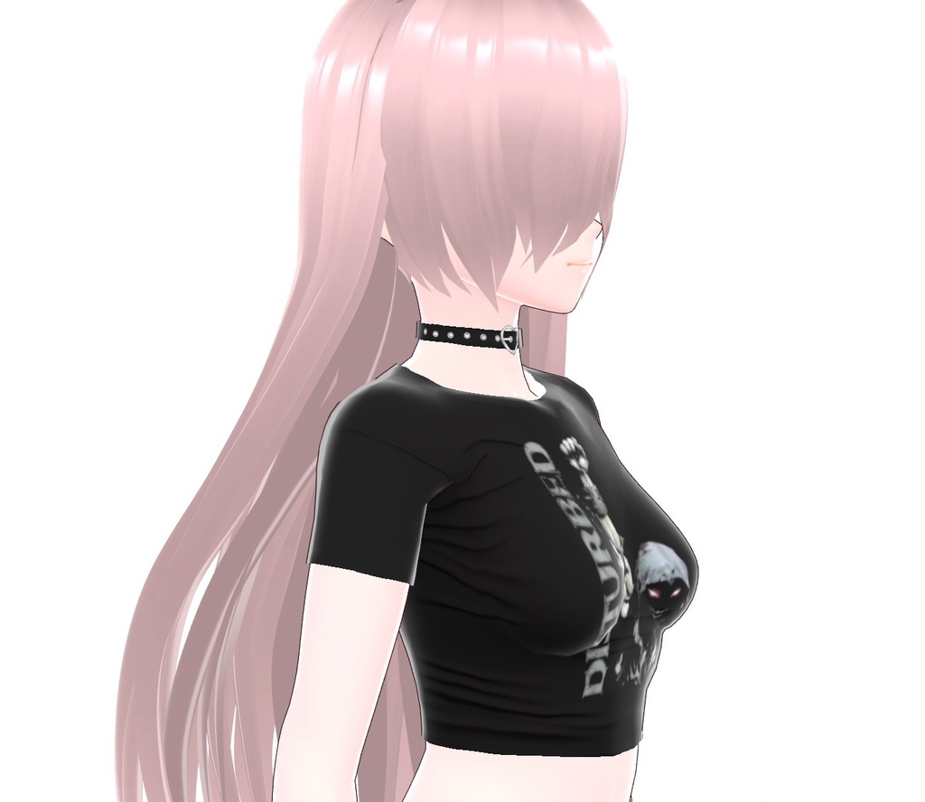 Neck Accessories 01 - Gothic heart choker