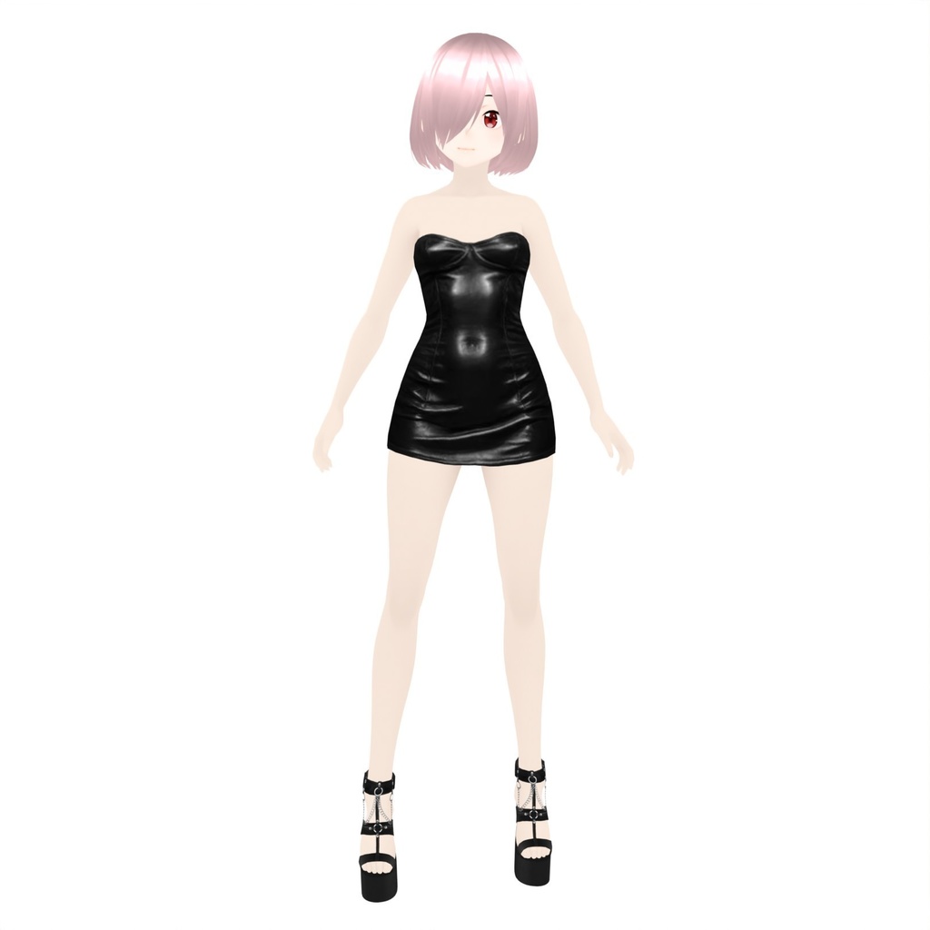 Dresses 09 - Gothic Leather Dress