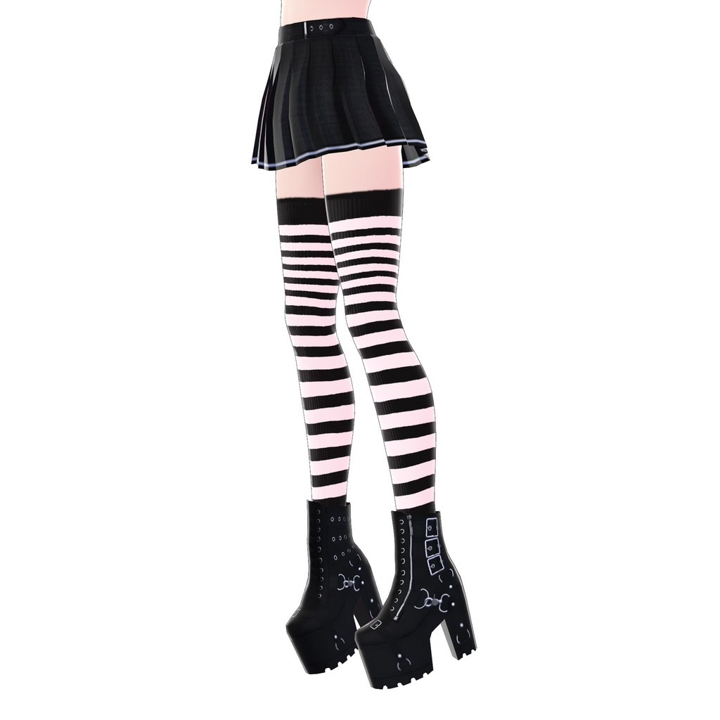 Socks 07 - STRIPED TIGHTS