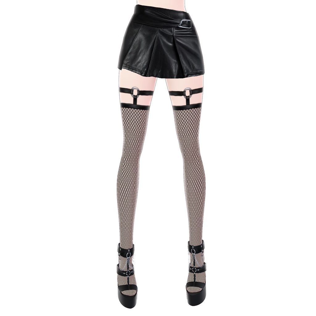 12 bottoms - Leather Miniskirt