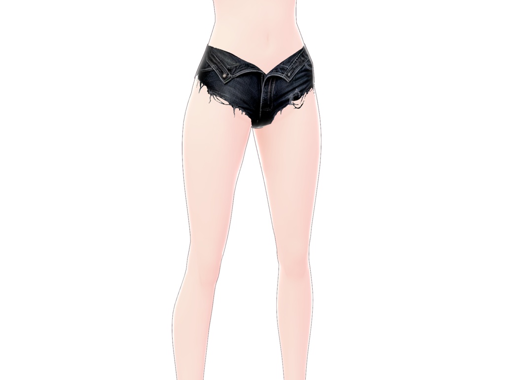 14 bottoms - Ripped denim shorts