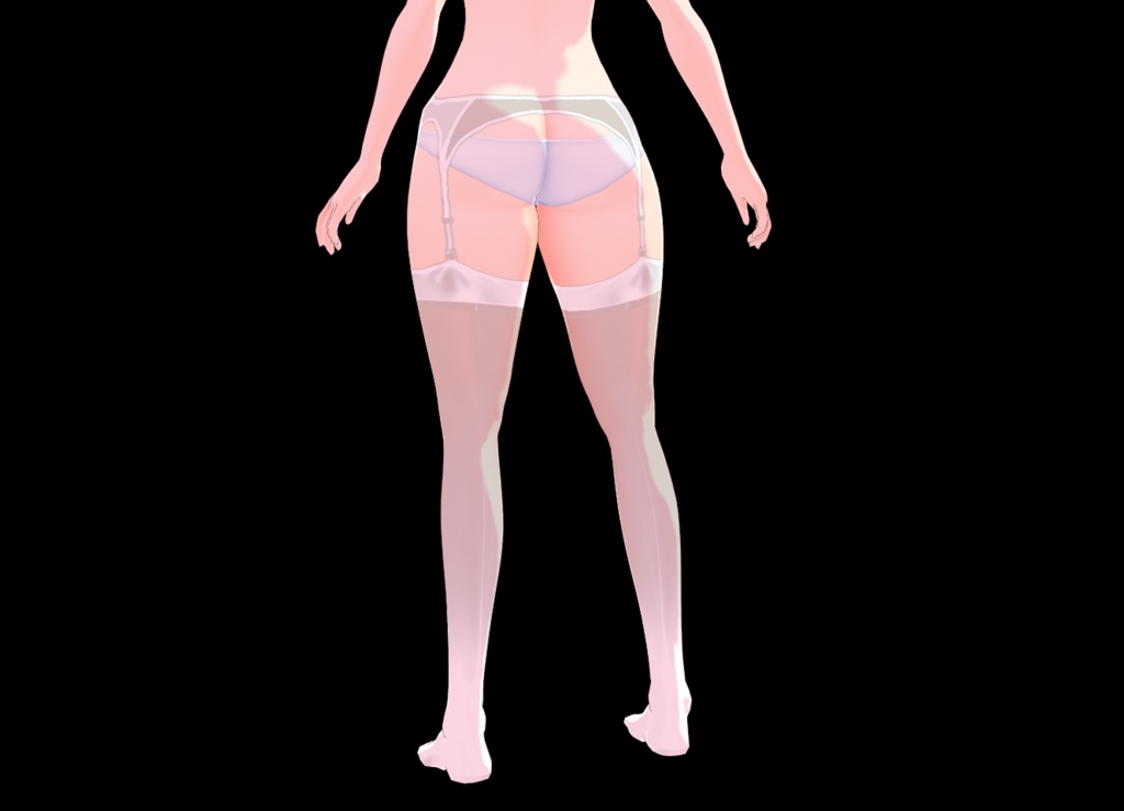 Socks 08 - Garter belt lingerie