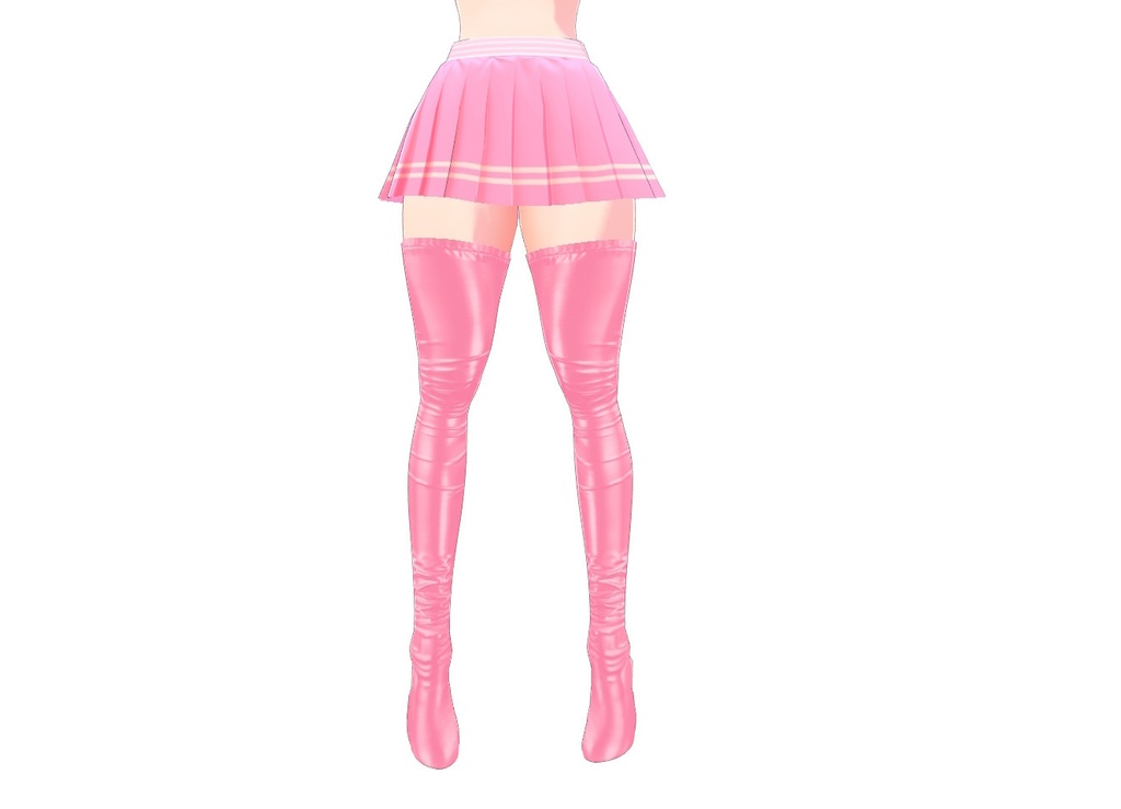 Shoes 14 - High Heel Pink Boots