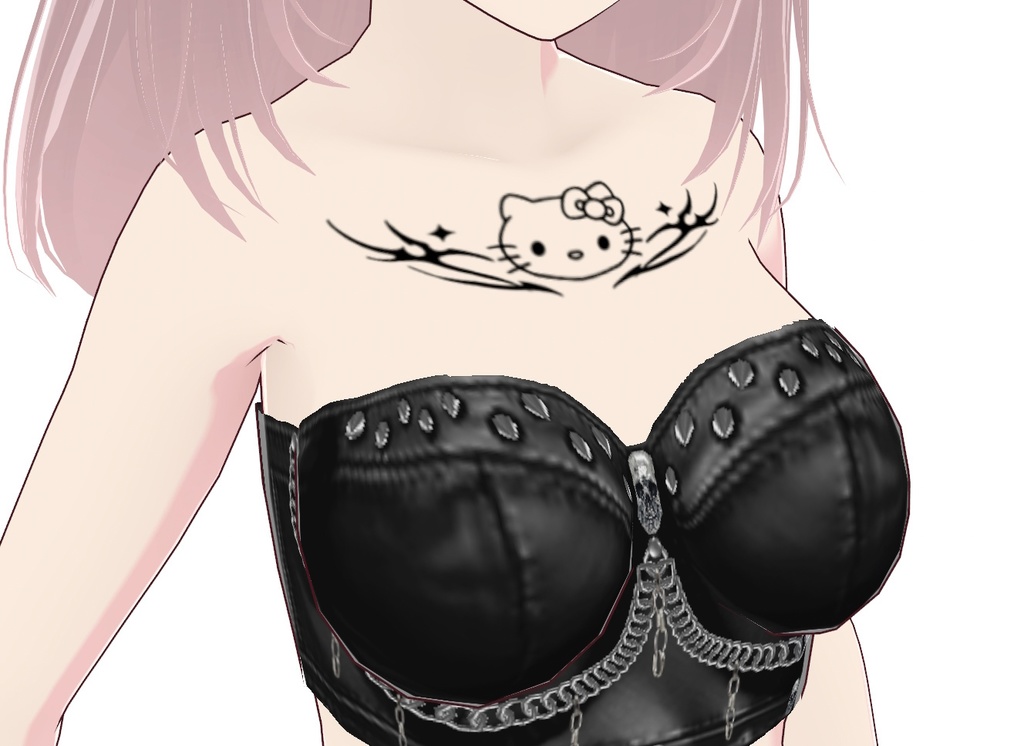 Inner Top 01 - Tatto Hello Kitty
