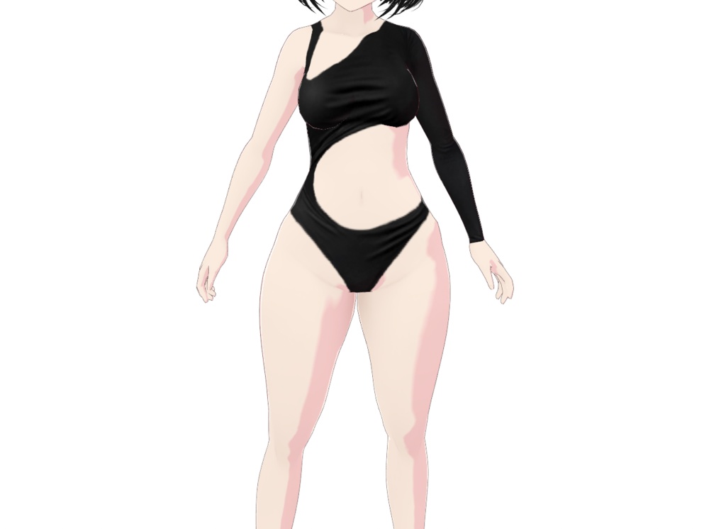Inner Top 02 - Black swimsuit