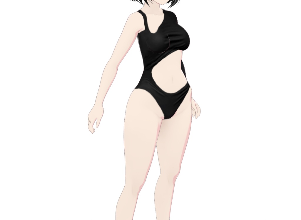 Inner Top 02 - Black swimsuit