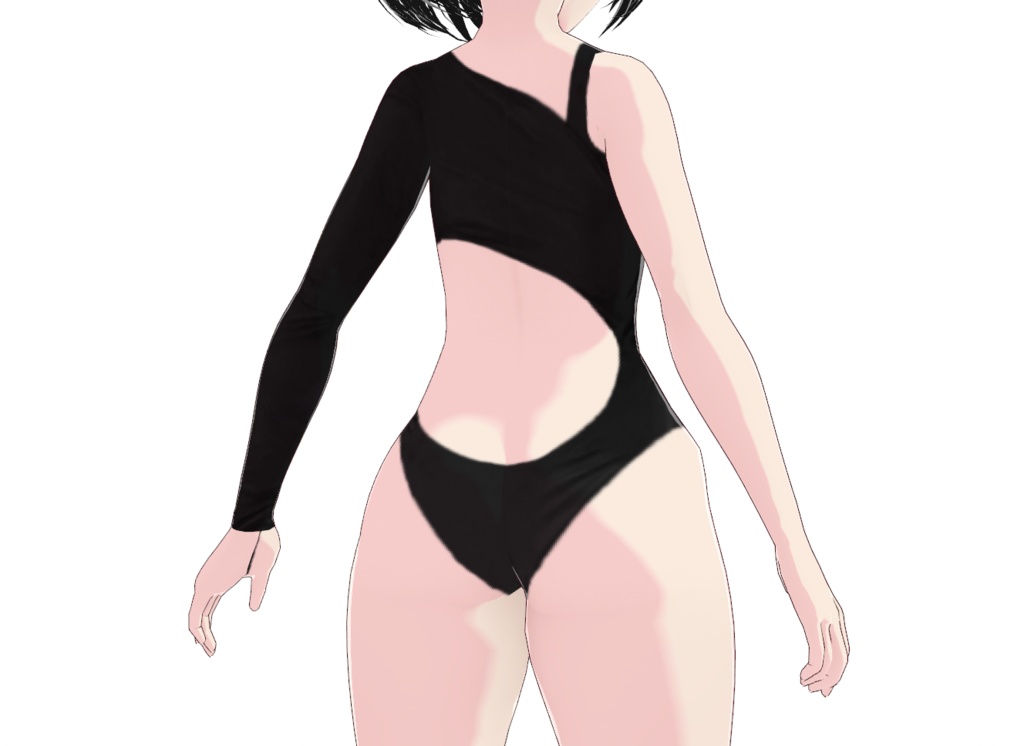 Inner Top 02 - Black swimsuit