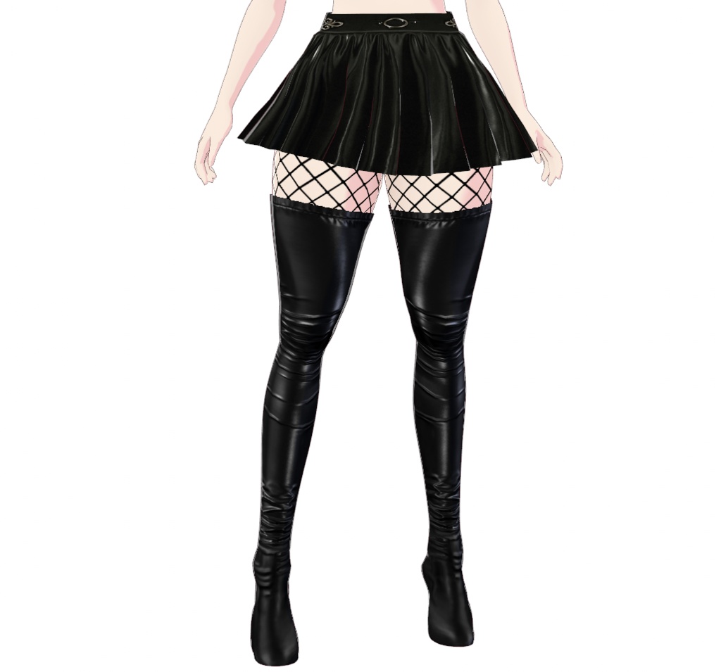 18 Bottoms - Latex Miniskirt