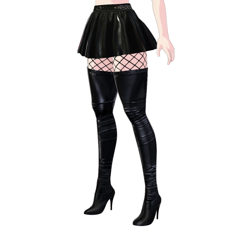 18 Bottoms - Latex Miniskirt