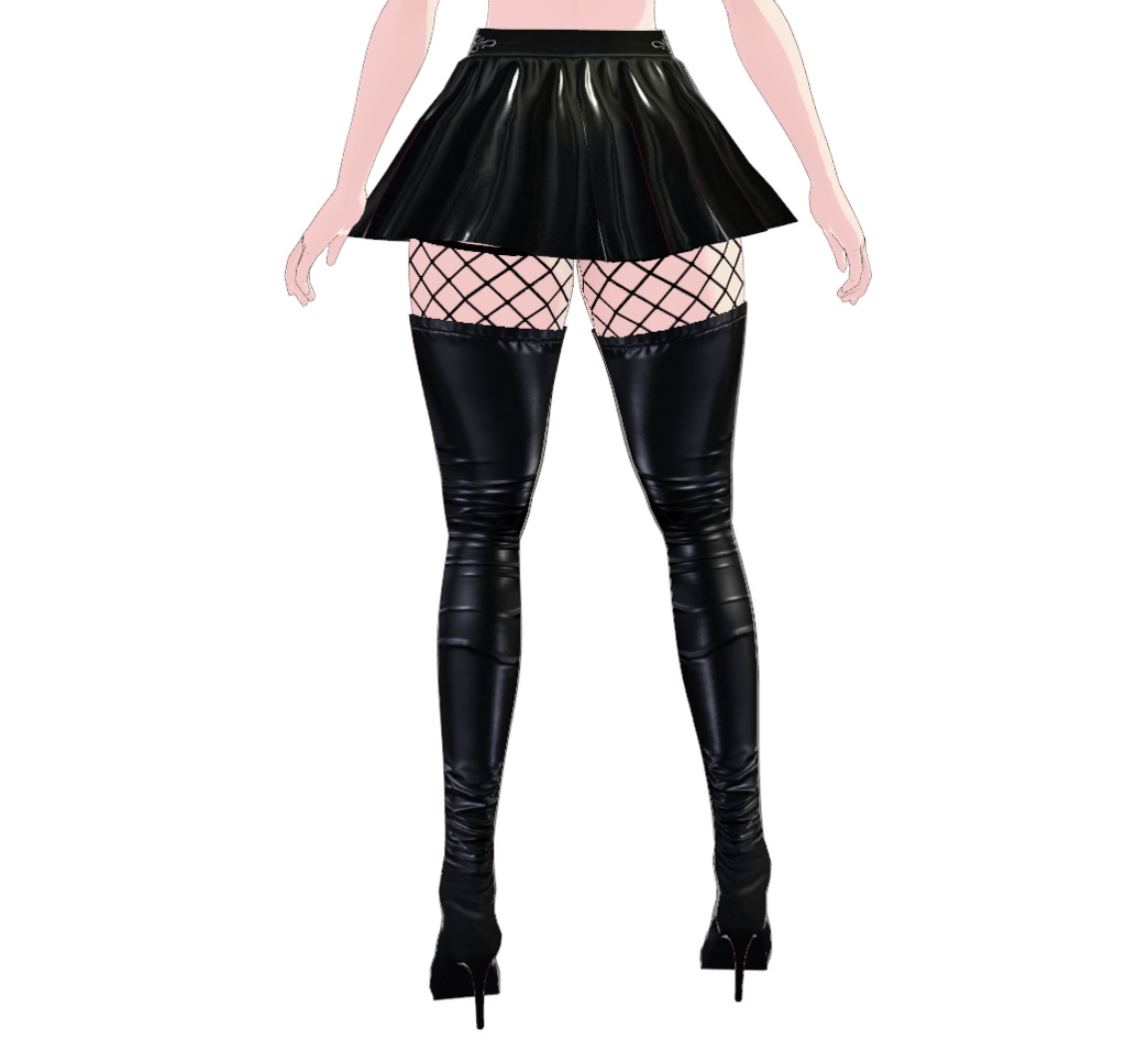 18 Bottoms - Latex Miniskirt