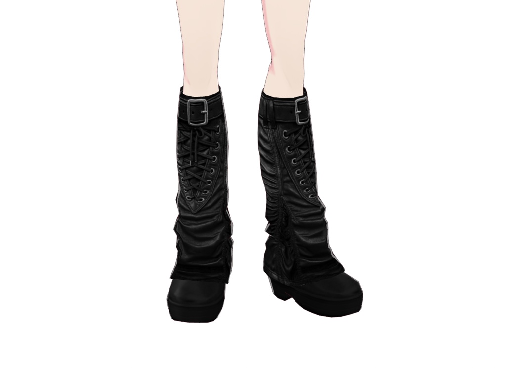 Shoes 16 - Gothic leg warmers and shoes