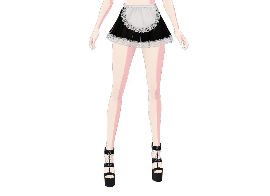 20 Bottoms - Maid outfit skirt
