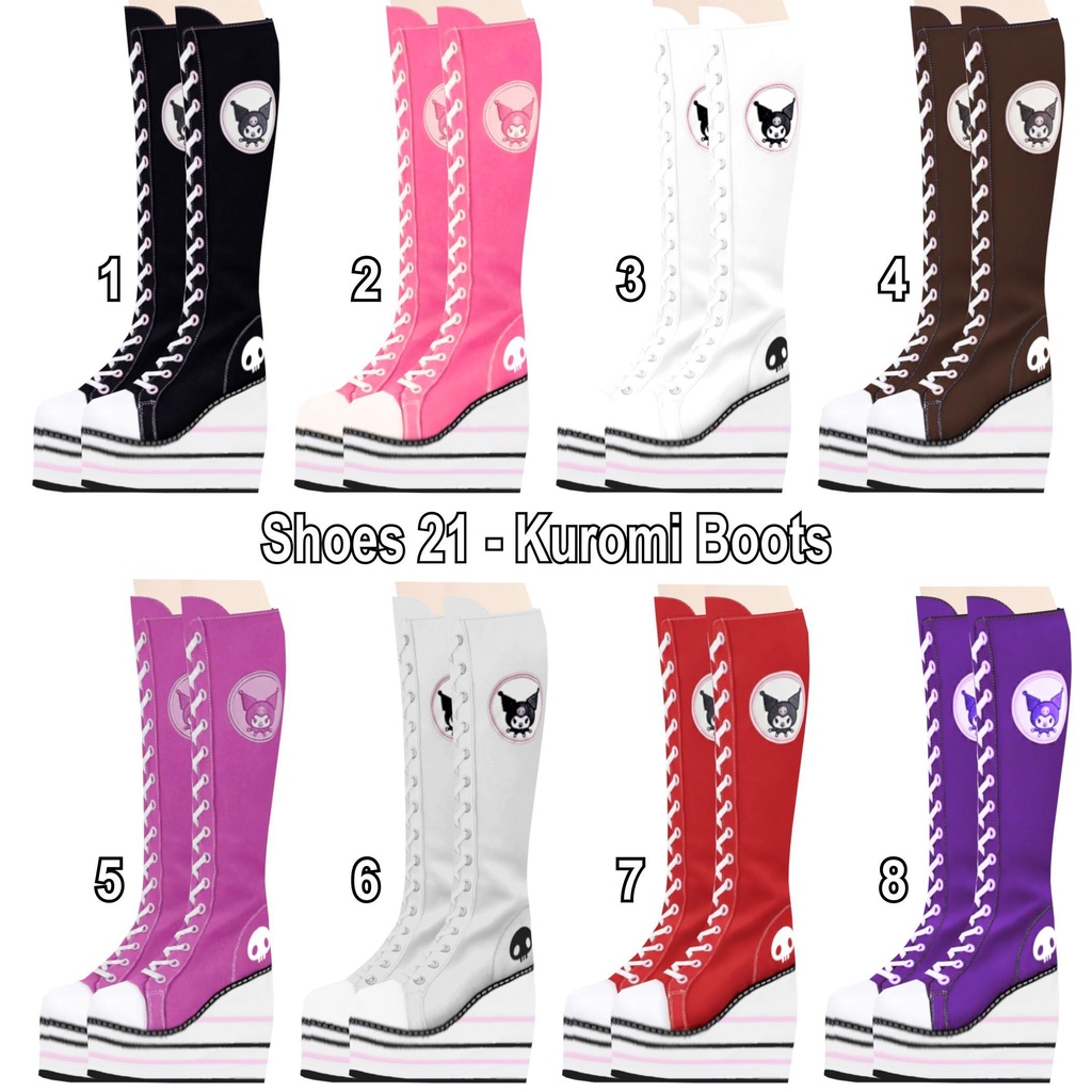 Shoes 21 - Kuromi Boots