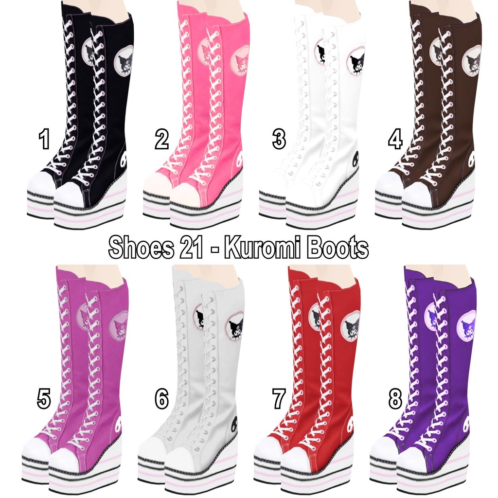 Shoes 21 - Kuromi Boots