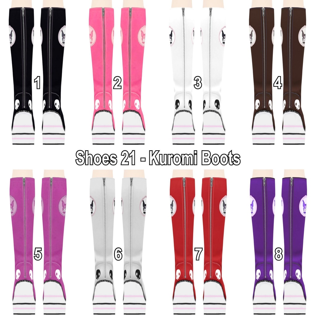 Shoes 21 - Kuromi Boots