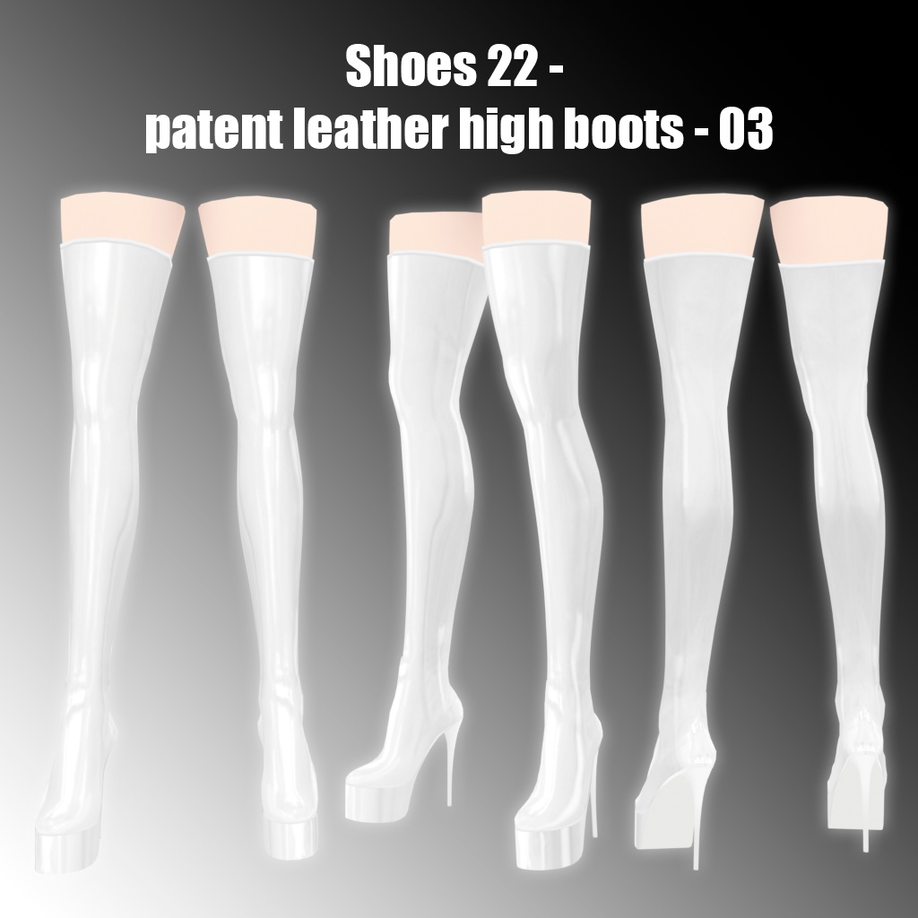 Shoes 22 - Patent leather high boots