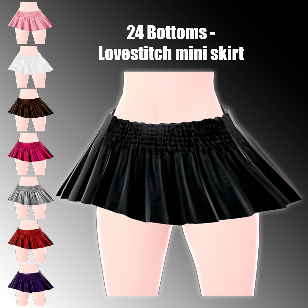 24 Bottoms - Lovestitch mini skirt