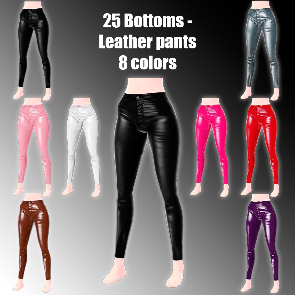 25 Bottoms -Leather pants