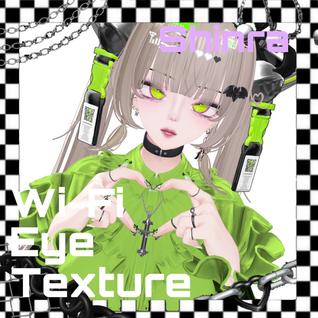 ︴Free!︴でんぱさんぼんアイテクスチャꕁWi-Fi EyeTexture︴7アバター対応︴