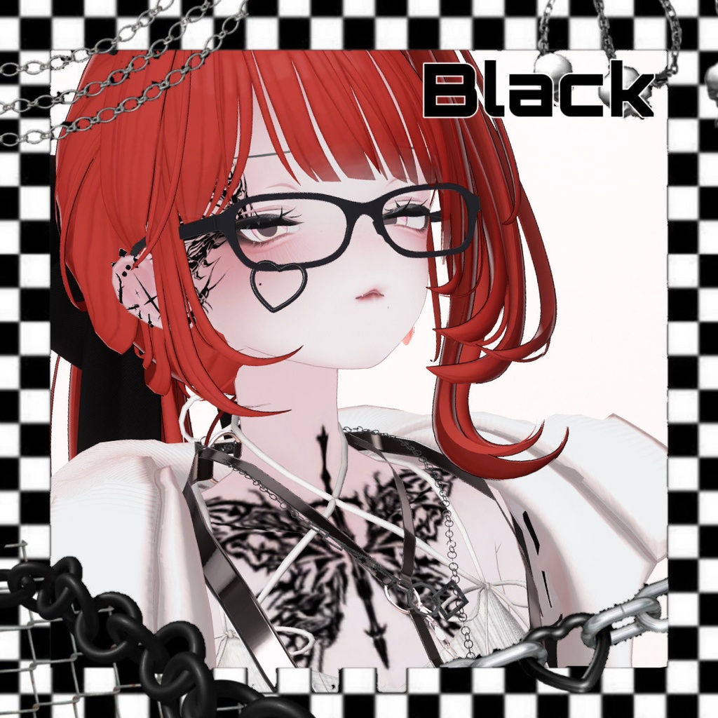 ︴VRC想定︴ムカデタトゥーテクスチャ4種セットꕁCentipede Tattoo Texture ︴