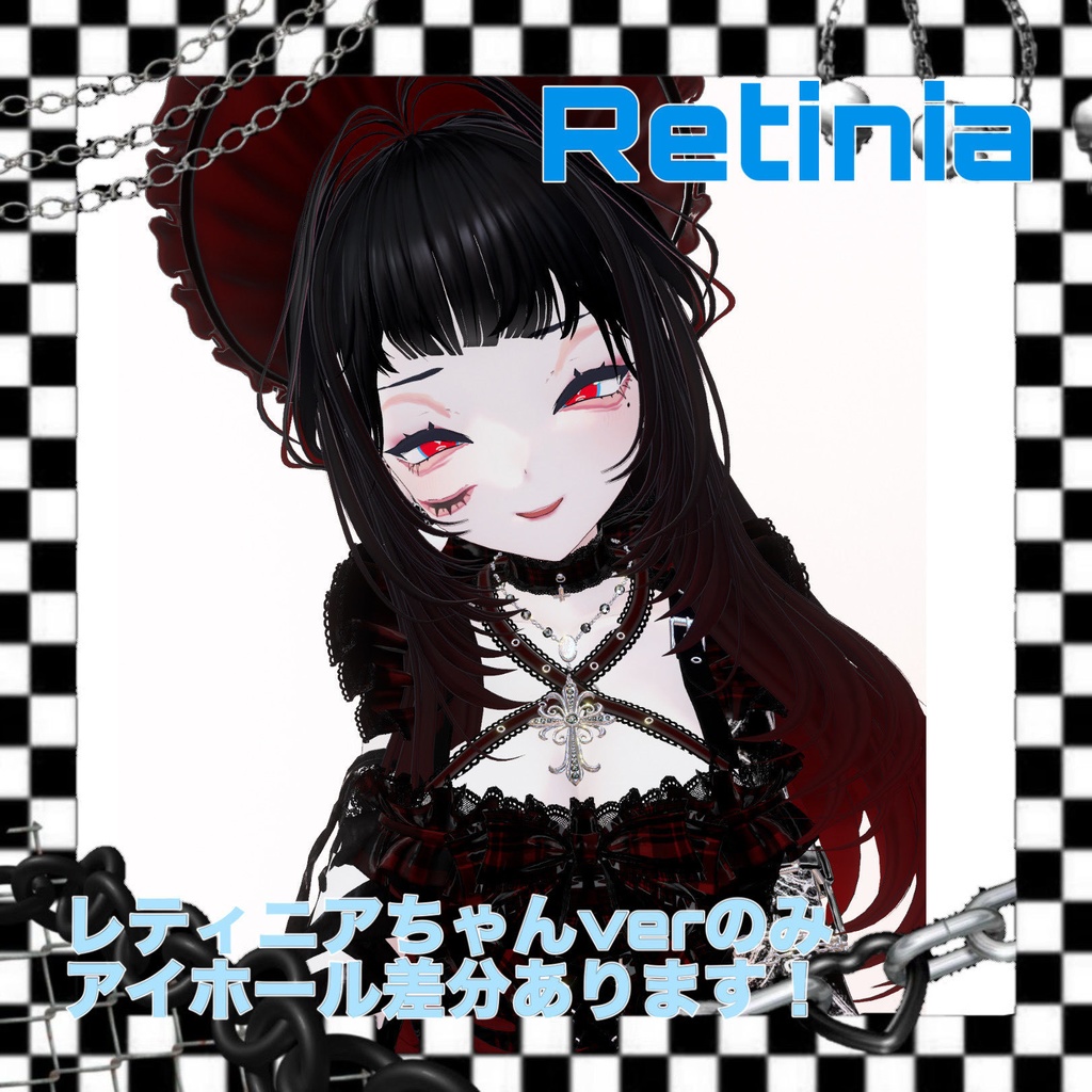 ︴VRC想定・4アバター対応︴メイク・タトゥーテクスチャꕁ Abyss Make Up Texture ︴