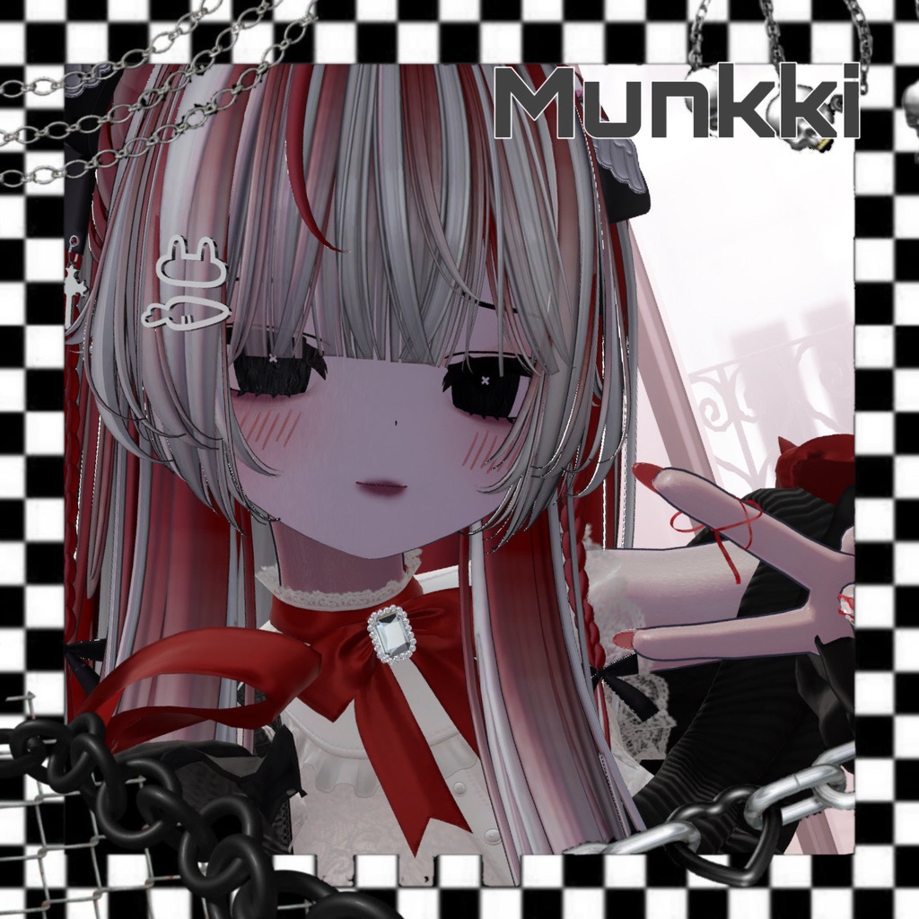 ︴VRC想定・4アバター対応︴メイク・タトゥーテクスチャꕁ Abyss Make Up Texture ︴