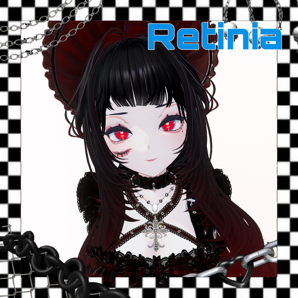 ︴VRC想定・4アバター対応︴メイク・タトゥーテクスチャꕁ Abyss Make Up Texture ︴