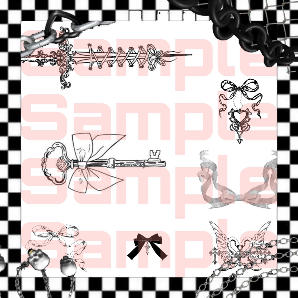 ︴VRC想定︴Ballet Core Tattoo Textureꕁ 森羅対応 ︴