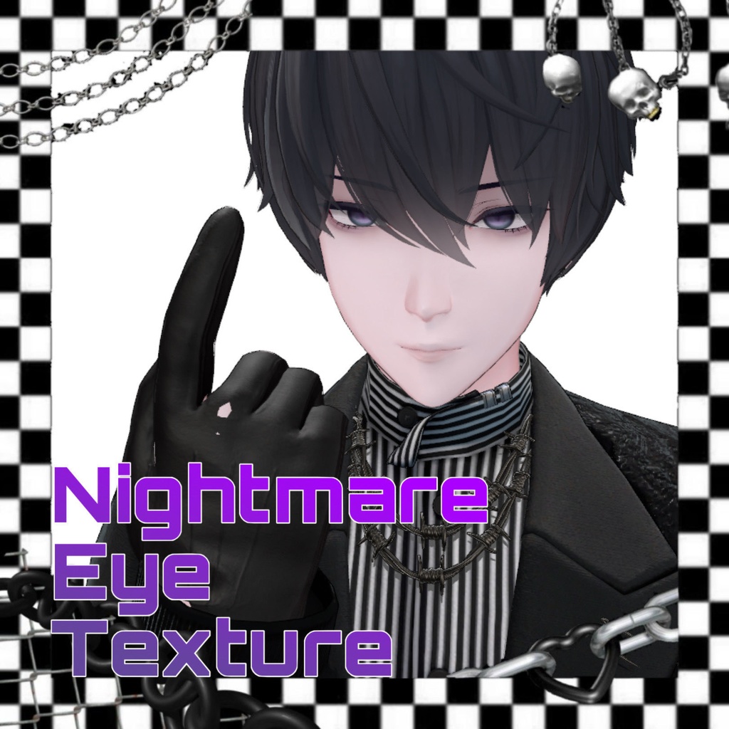 ︴獏 / Baku対応︴あくむアイテクスチャꕁ NightmareEyeTexture ︴