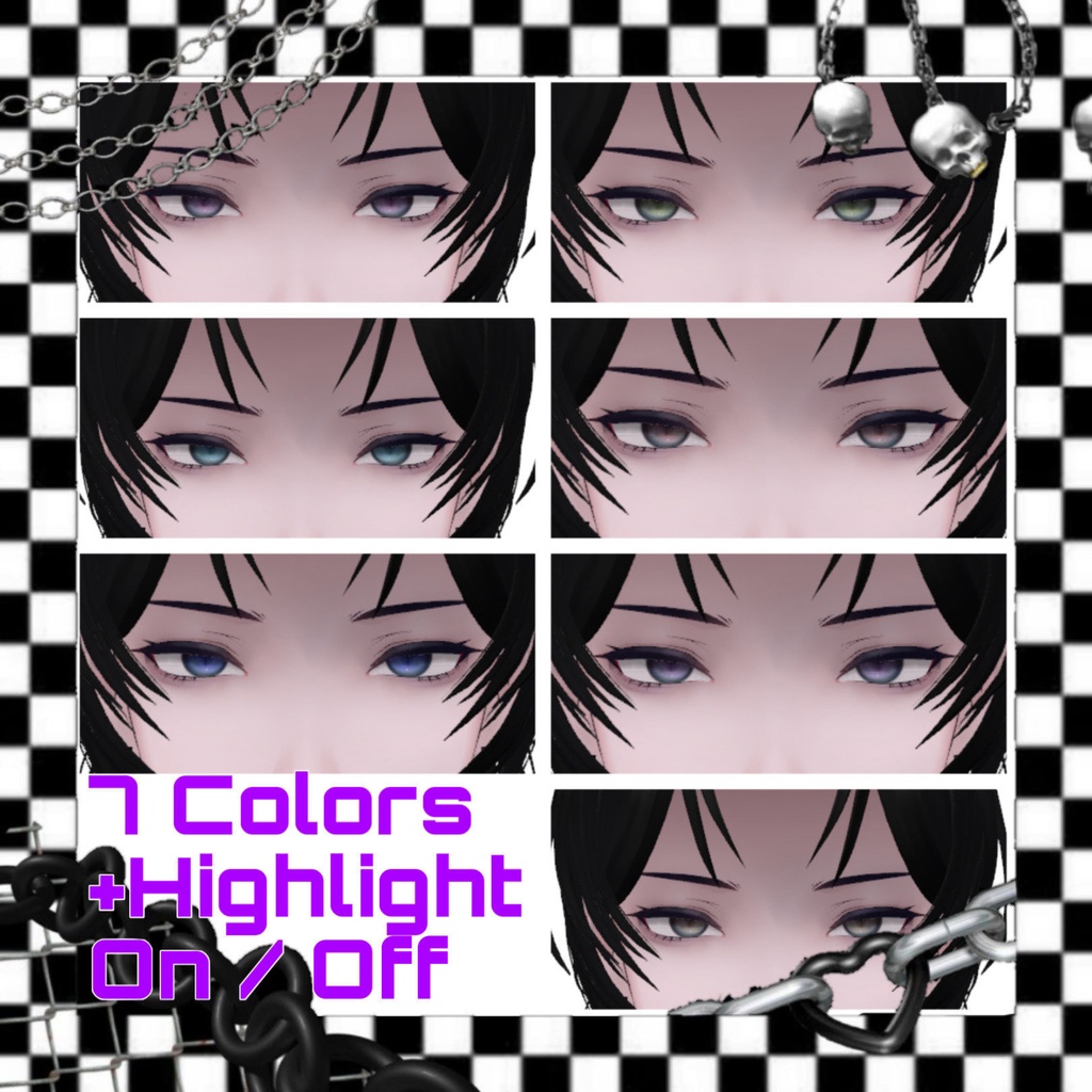 ︴獏 / Baku対応︴あくむアイテクスチャꕁ NightmareEyeTexture ︴