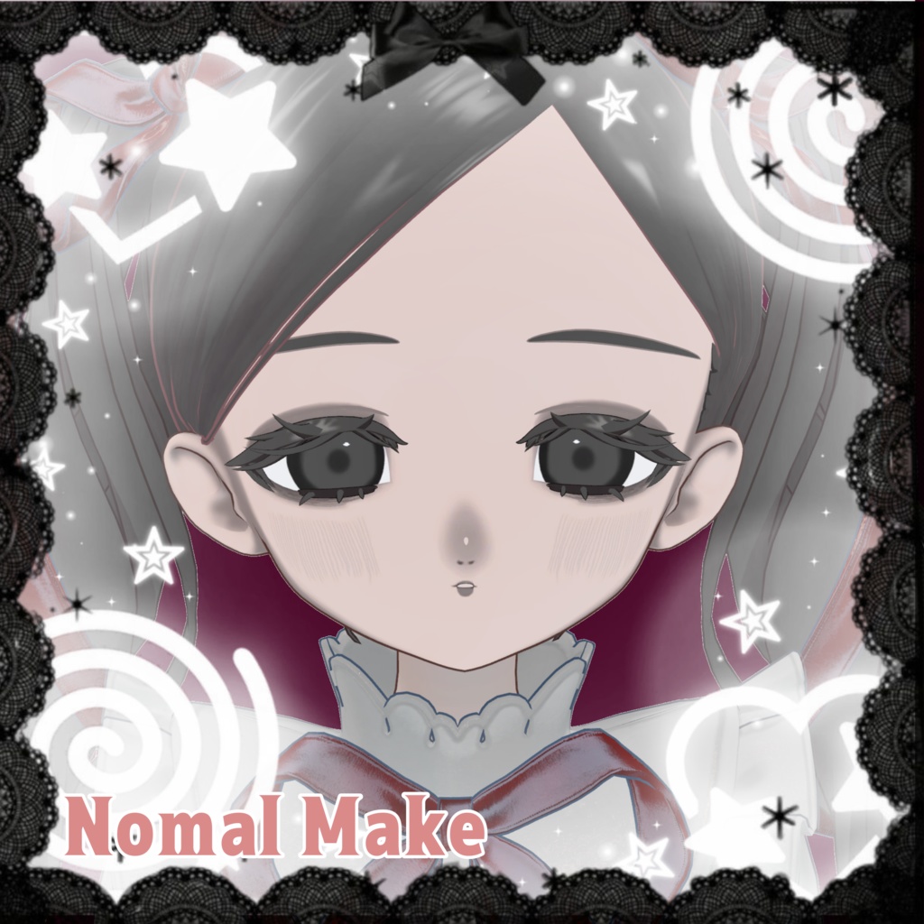 ︴Fyuett対応︴ピエロ風メイク・アイテクスチャꕁ Clown MakeUp&EyeTexture ︴