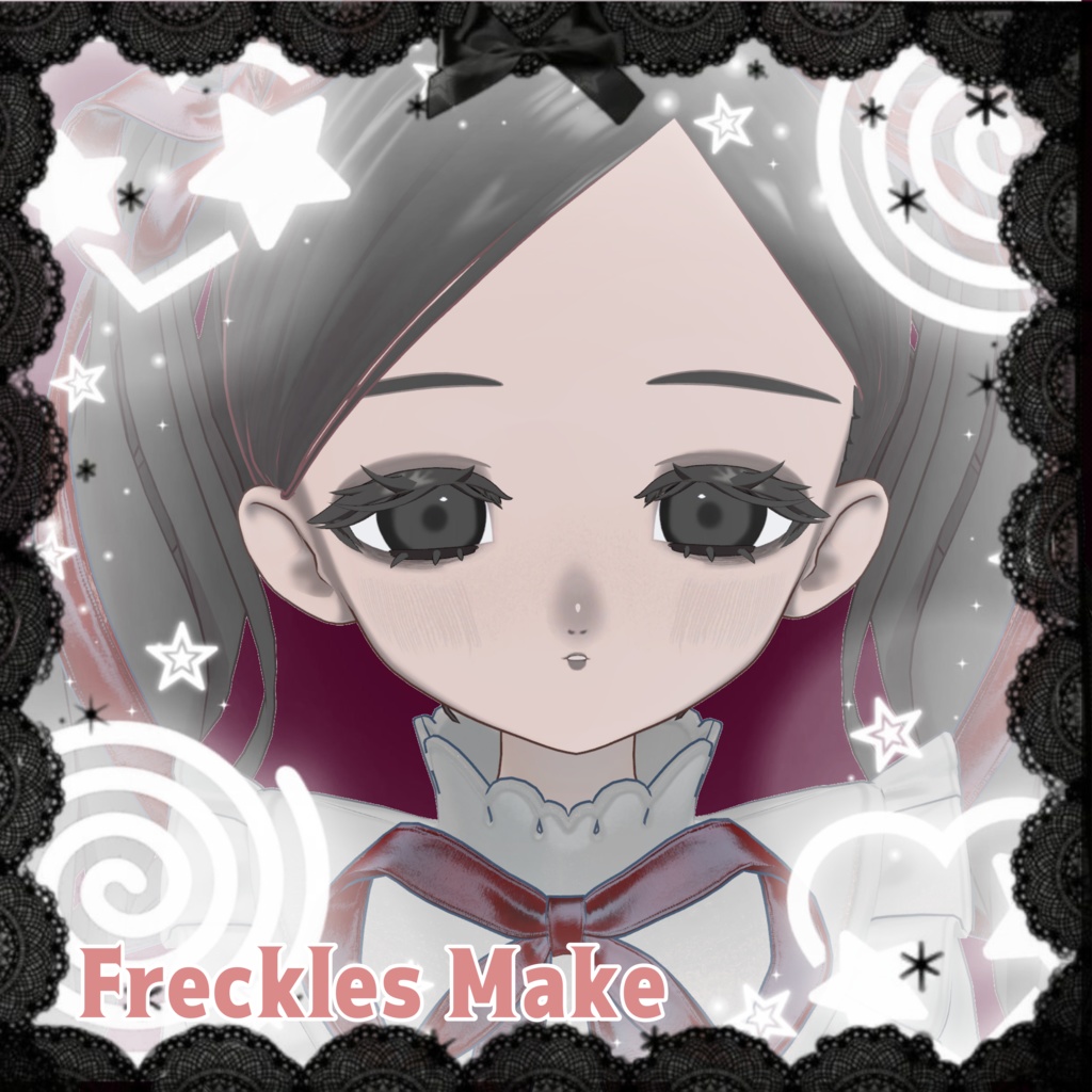 ︴Fyuett対応︴ピエロ風メイク・アイテクスチャꕁ Clown MakeUp&EyeTexture ︴