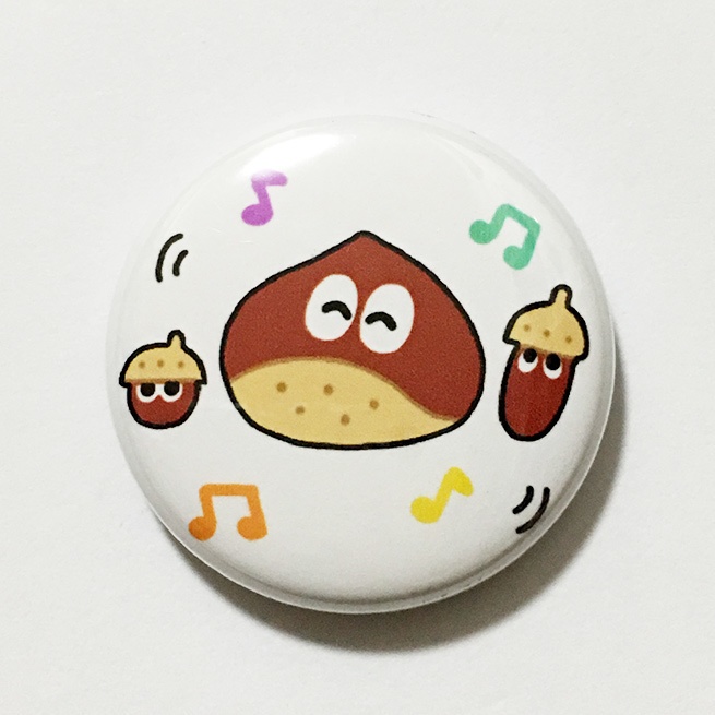 🌰ミニ缶バッジ