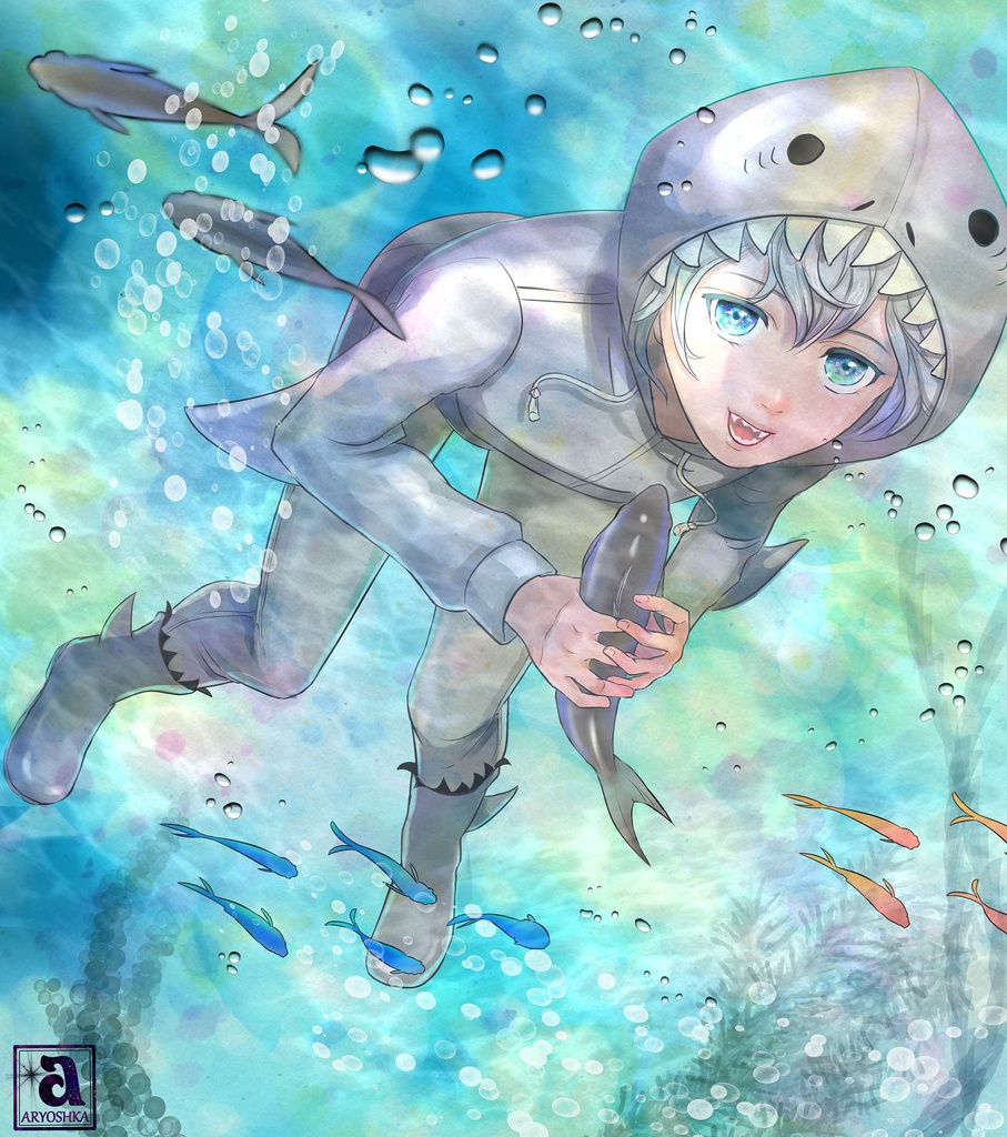 男の子のイラストオーダー