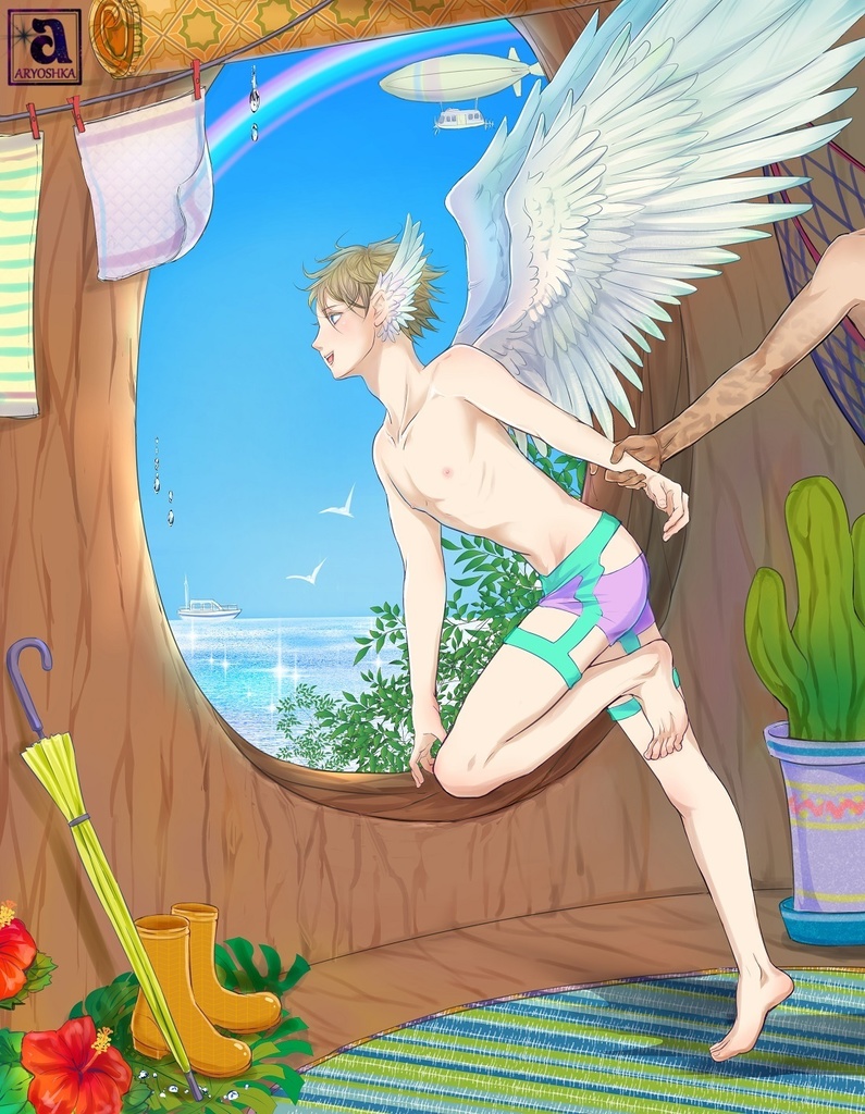 男の子のイラストオーダー