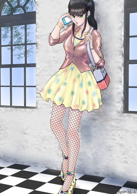 女の子のイラストオーダー