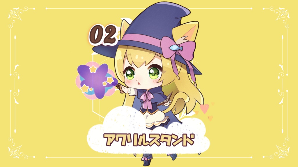 三毛猫わらび🐈🥦アクリルスタンド