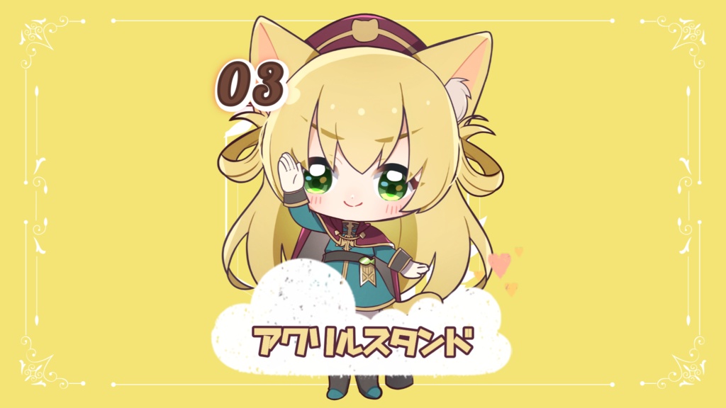 三毛猫わらび🐈🥦アクリルスタンド