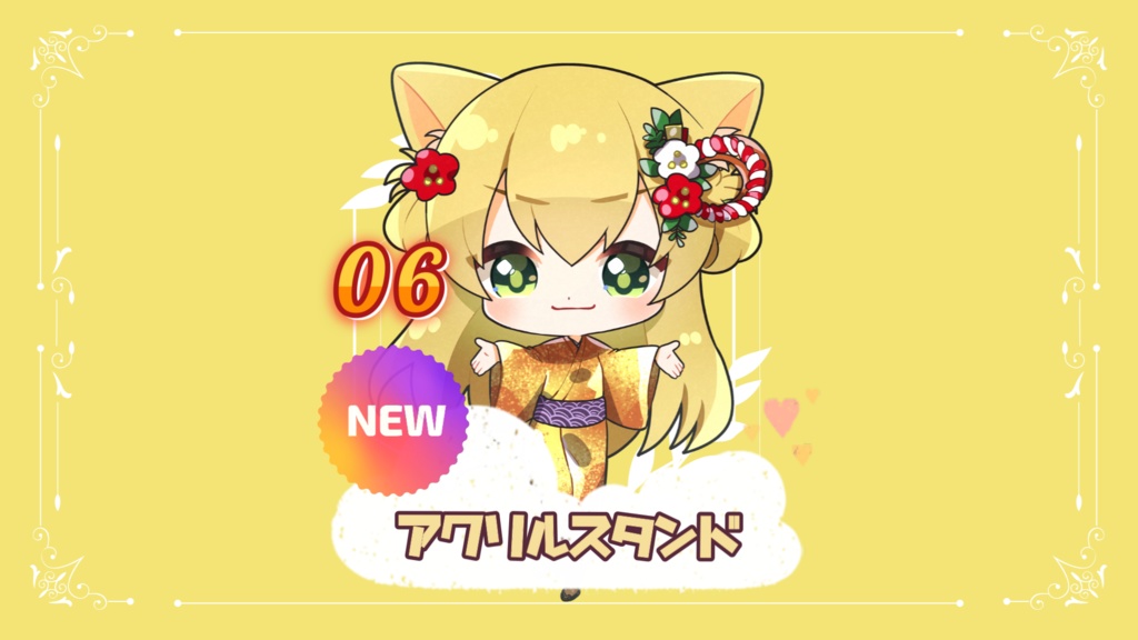 三毛猫わらび🐈🥦アクリルスタンド