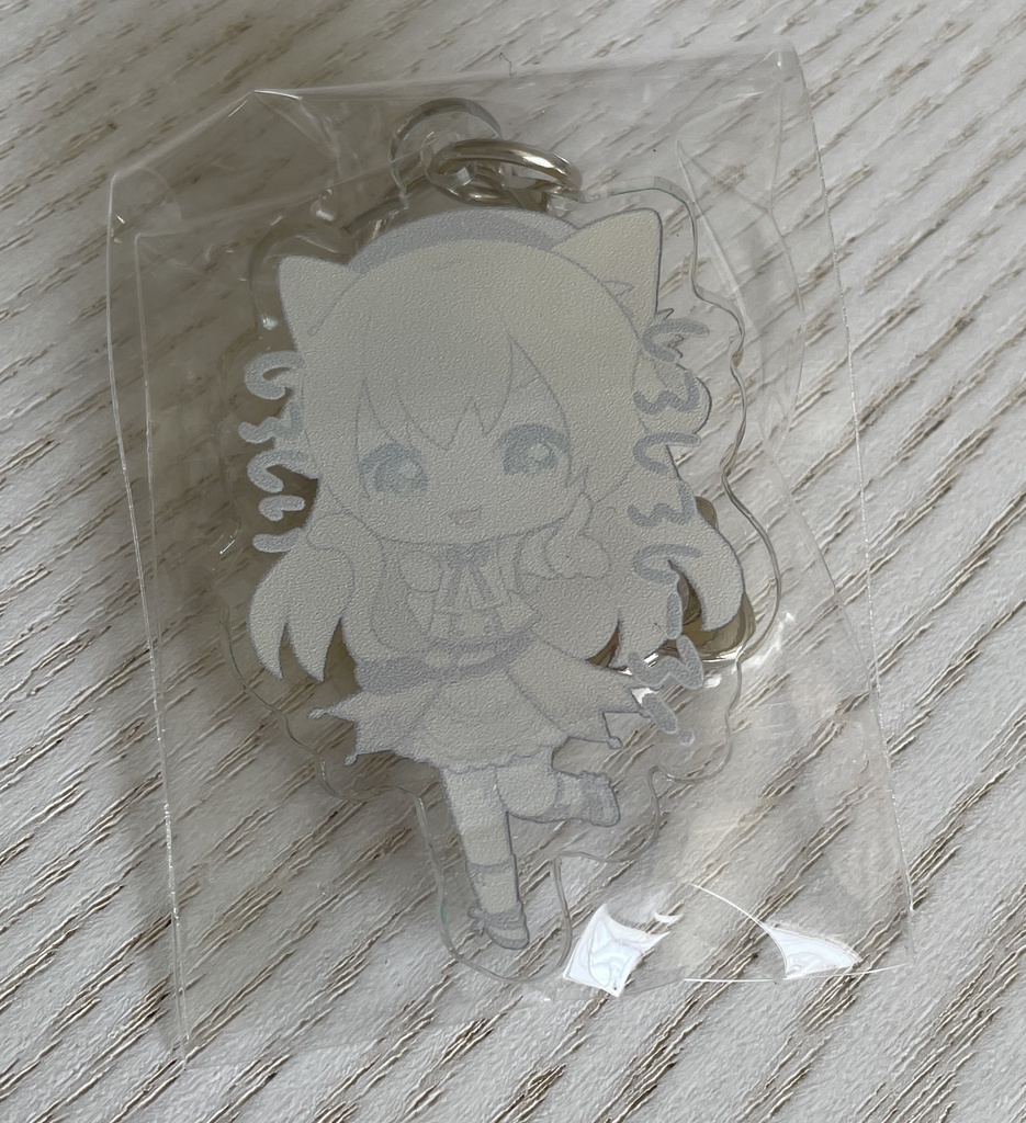 三毛猫わらび🐈🥦アクリルキーホルダー・かわちい猫ナスカン