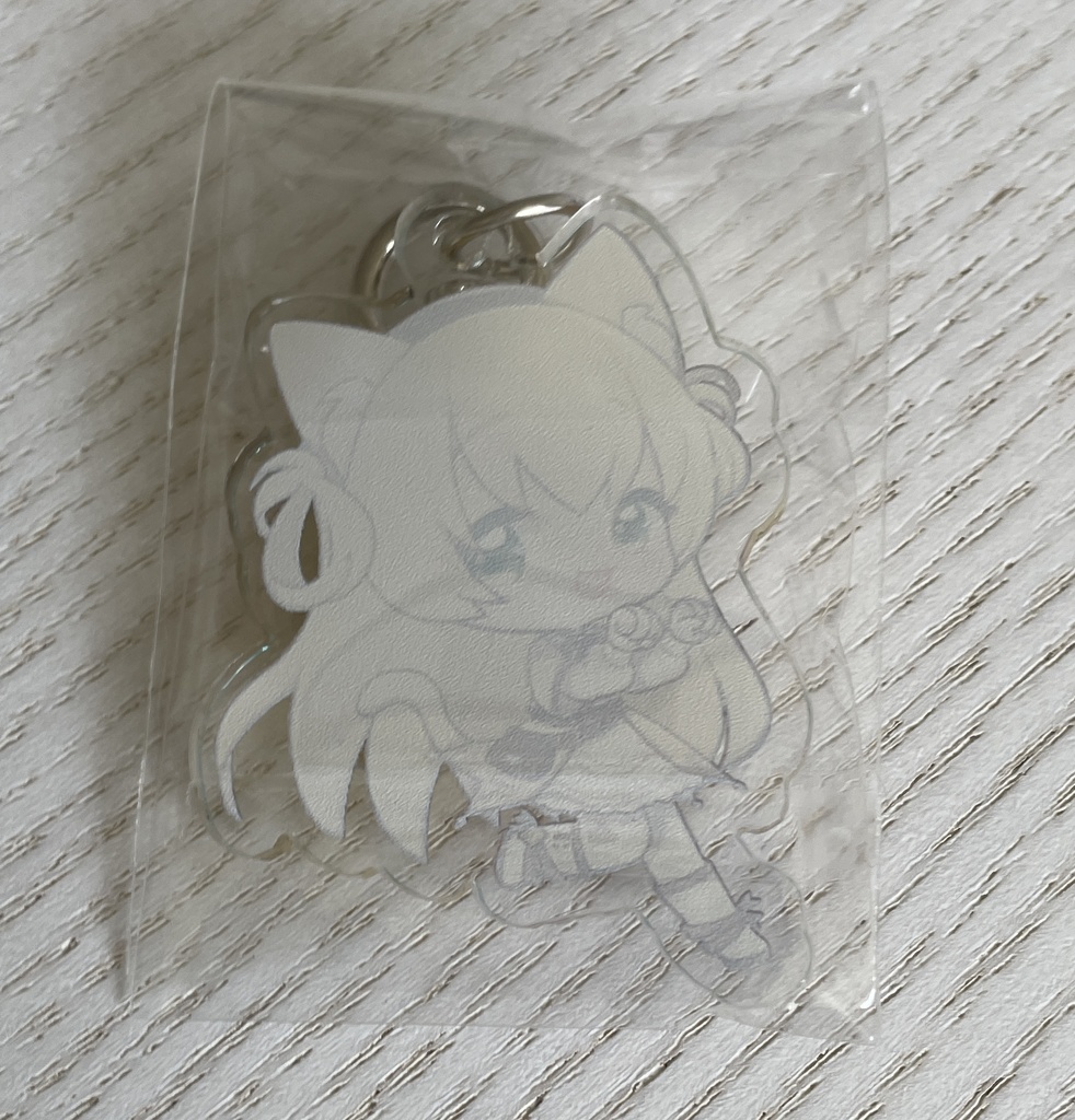 三毛猫わらび🐈🥦アクリルキーホルダー・かわちい猫ナスカン