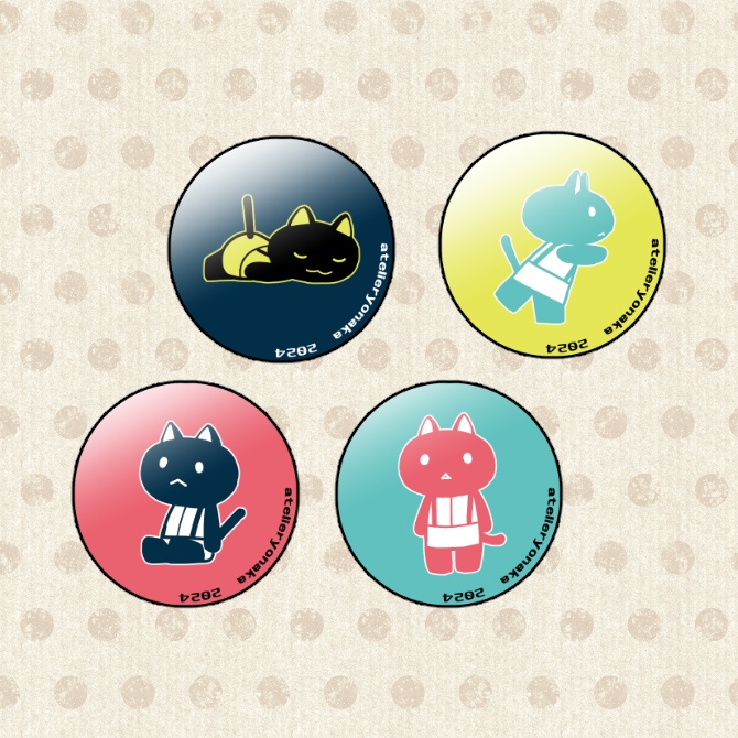 【グッズ】缶バッジ【4種】